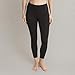 Jockey Women's Cotton Stretch Basic 7/8 Leggings Deep Black