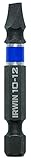 IRWIN Tools 1899808 Impact Performance Series Screwdriver Power Bits, 10-12 Slotted, 2-Inch Length, 2-Pack