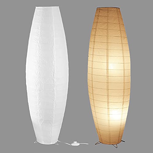 Lámpara de papel de arroz de 41.3 pulgadas para transformar tu hogar en un oasis de calma