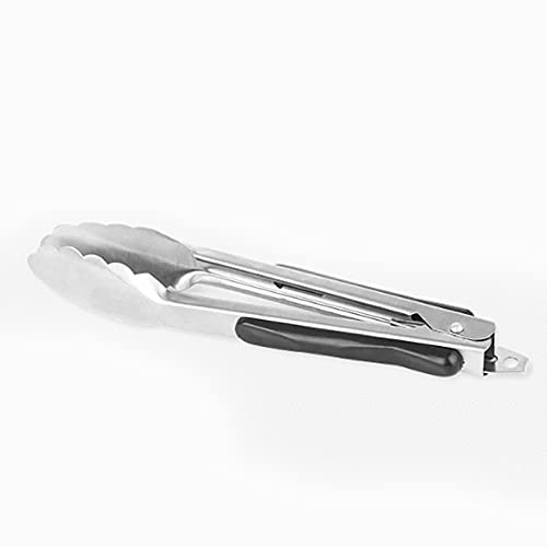 Kochzange Küchenzange aus Edelstahl, zum Braten, Kochen, Brot, Länge: 24,0 cm, Flexibel einsetzbar