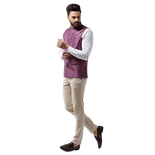 Image of SOJANYA (Since 1958, Men's Silk Fancy Border Dhoti