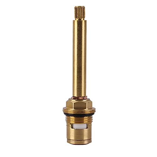 Xzeit Brass Valve,Tap Cartridge Replacement, tap Cartridge Replacement, UniversalCeramic Stem Disc Tap Valve Insert Gland Cartridge Faucet Valve Quarter Turn 1/2