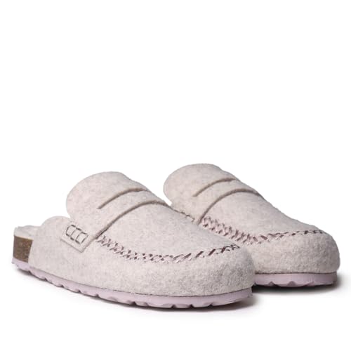 TONI PONS Zueco de Fieltro con Suela de Corcho para Mujer - GANDESA - Cru - 42