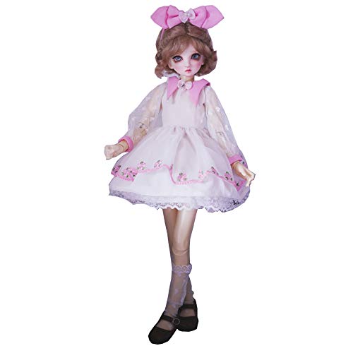 1126.リーナベルコスチューム♡Sサイズ用♡水色白お花のホワイト