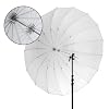 Glow Easy Lock X-Large Deep White Fiberglass Umbrella (65)