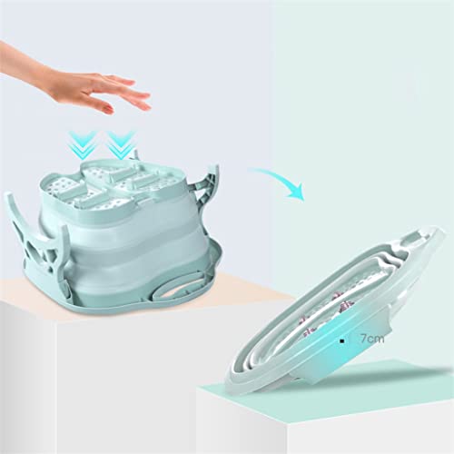 Spa Plegable para Pies con Masajes y Cubeta Resistente Gris miniatura 5
