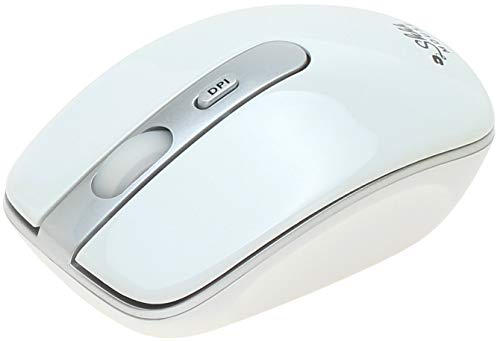 ShhhMouse Wireless Ergonomic Mouse for Laptop & Computer with USB, Silent Cordless Mice