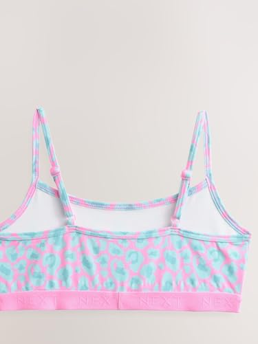 NEXT Mädchen Kurztops, 3er-Pack Pink/Purple 9 Jahre