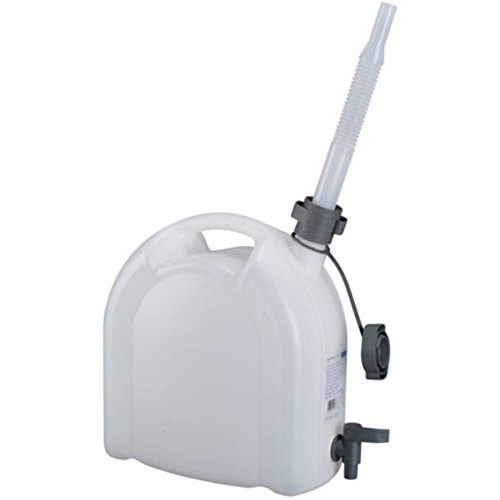 Preisvergleich Produktbild PRESSOL Wasserkanister 10 l aus HDPE, mit Ablasshahn und flexiblem Auslaufrohr. 56076200