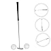 Yardwe 1set Alloy Golf Training Reusable Wear-Resistant Practice for Daily Use for Teens and Backyard Putting Practice Swing Accuracy and Arm Strength
