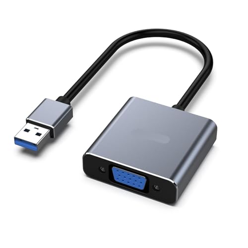 Image of USB 3.0 VGA Adapter External USB 3.0 Video Display Cable for PC Laptop Windows 7 /8 / Vista and Win 10