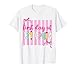 First Day of 1st Grade Bow Kids Girl Teachers Back to School T-Shirt