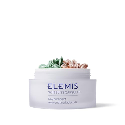 ELEMIS Skin Bliss Capsules, 60 Count – Antioxidant-Rich Anti-Aging Day & Night Face Oils, Purify, Replenish & Nourish the Skin, Skincare Serum Capsules for Face
