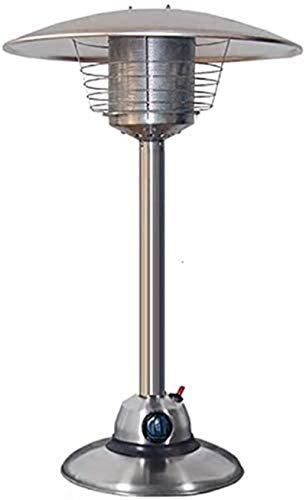 Heizpilz, Table Top Mini Moderne Stahl Regenschirm Propan Heizpilz, Edelstahl Tragbare Indoor-Heizung Garten Komfort