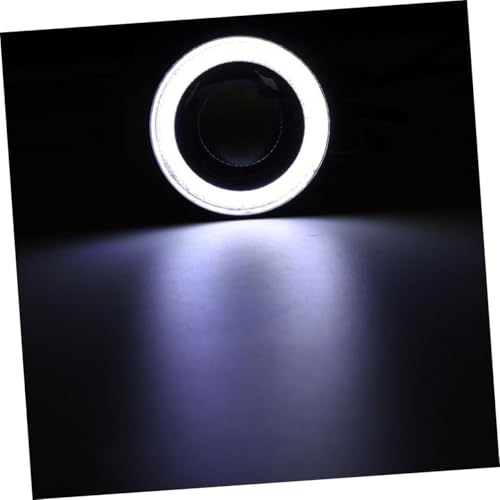 Luces LED para coche tipo ojos de ángel blancas para faros antiniebla estables 2 unidades 4