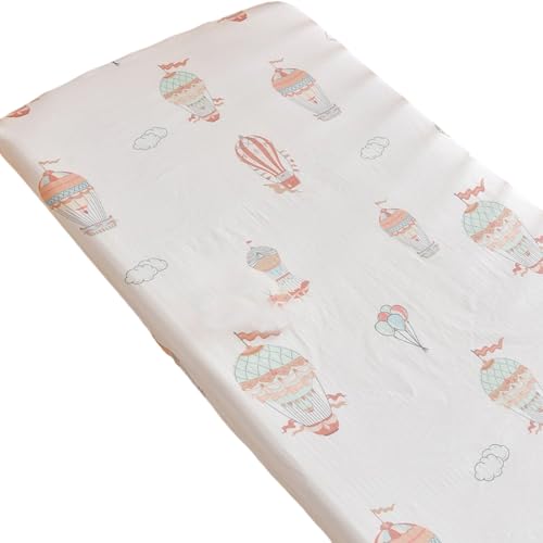 Tmboryuu Baby Bassinet Fitted Sheet Soft & Comfortable Protective Sleeve Case for Boys Girls Fit Multi Shape Mattresses