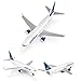 Sky Trek Model Airplanes Jet Bule Airplane Airlines Plane Aircraft Model for Display Collection and Gifts