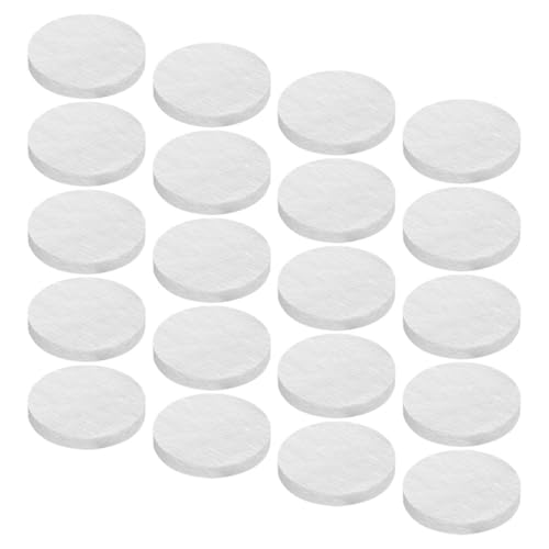 NUOBESTY Mechas de Lana de Cerámica Redondas para Fogatas de Mesa, Núcleo Aislante Resistente al Calor, Esponja de Fibra para Chimeneas Portátiles, Pack de 20 Piezas para Estufas