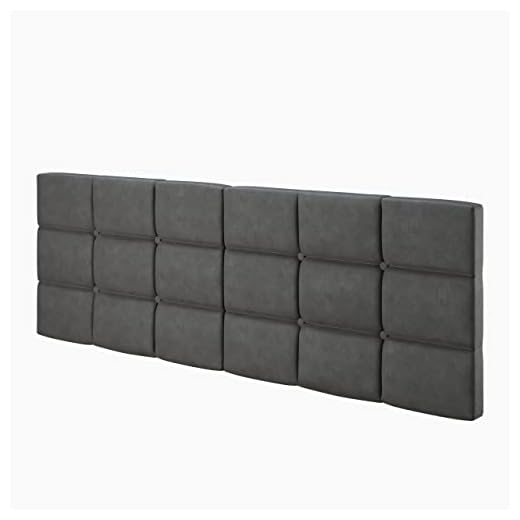 Cabeceira para cama casal 1,40 Dubai Cores (CINZA)