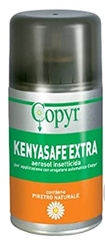 COPYR Set 6 Ricambi Kenyasafe Mosche Zanz 250 Insetticida Repellente
