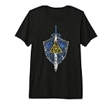 Nintendo Zelda Hylian Shield Element Icons Premium T-Shirt