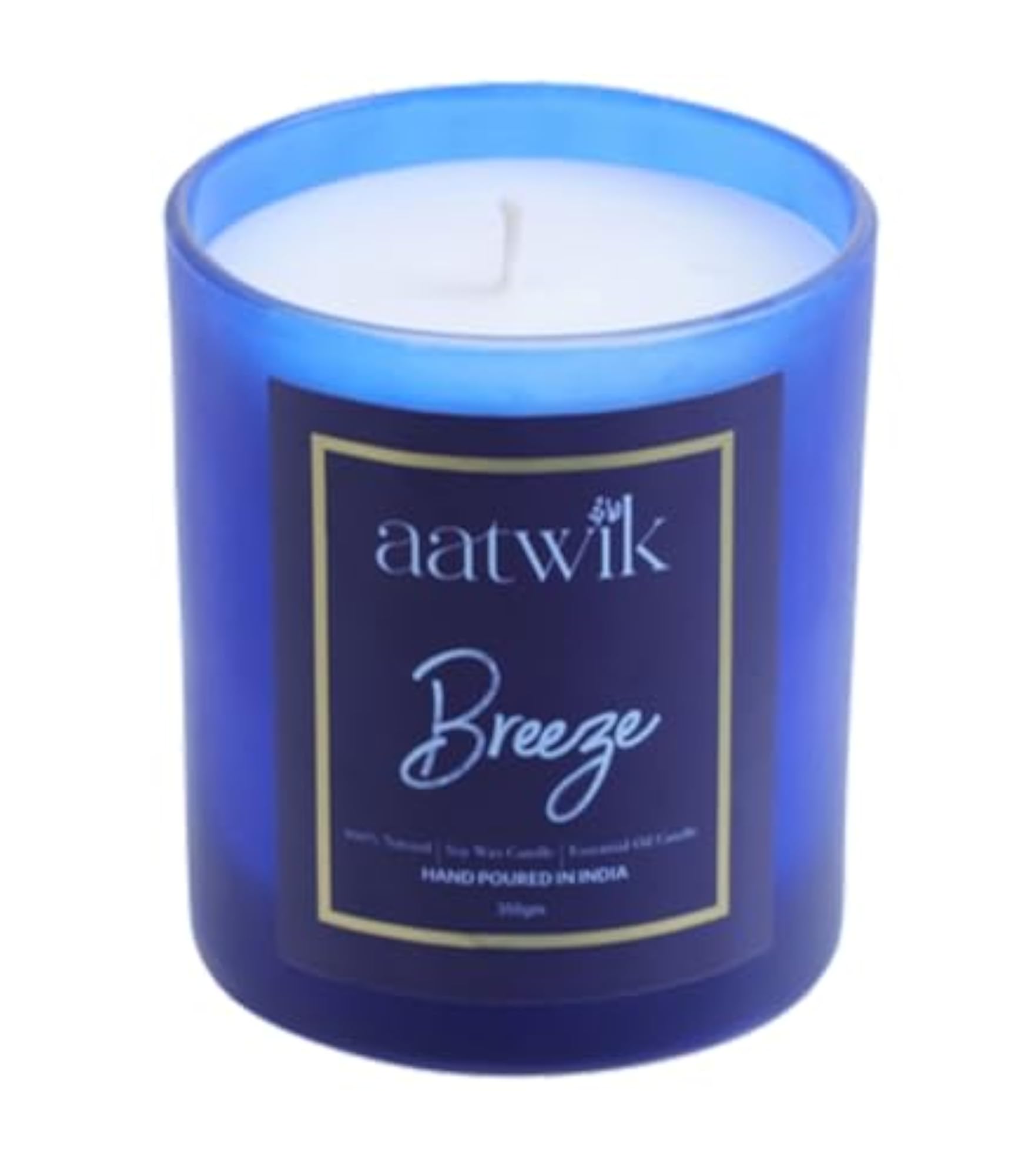 Breeze Scented Soy Wax Candle, 350 gm