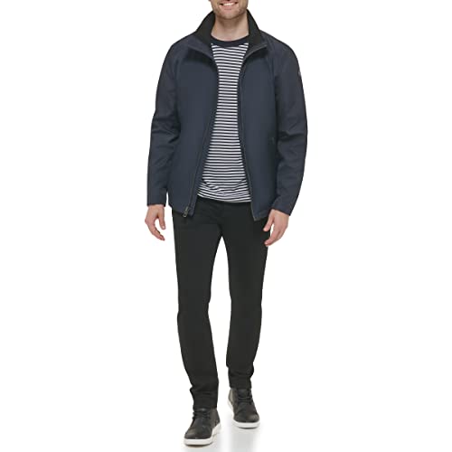 Image of Calvin Klein Men's Stand Collar Poly Jacket