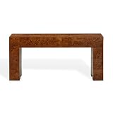 SAFAVIEH Betharose Walnut Burl Wood Console Table