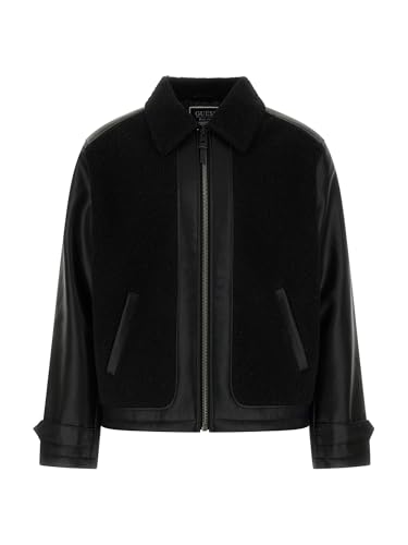 GUESS Men's Ren Bonded Faux Sherpa Jacket