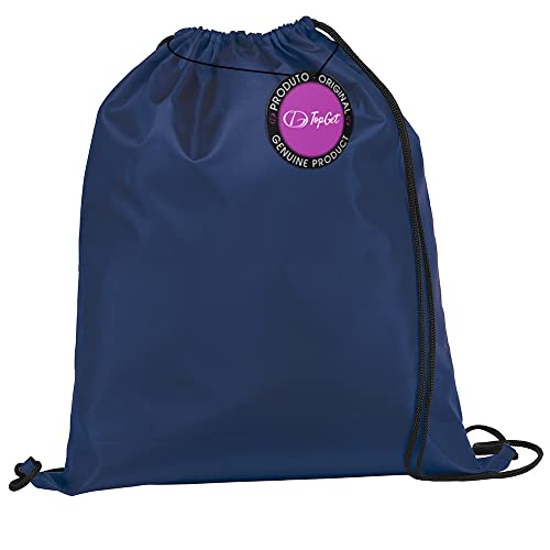 Mochila tipo Saco Gym Sack em Nylon Dinky TopGet (Azul Marinho)