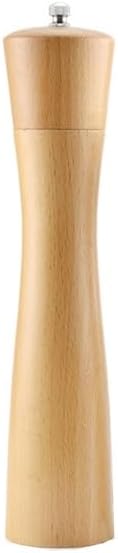 Wooden Pepper Grinder Manual Black and Salt Mill for Home Kitchen Restaurant and Outdoor Use(10in)