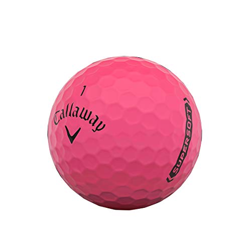 Callaway Bolas de golfe Golf Supersoft (versão 2021, rosa)