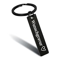 Personalisiertes Schmuckstück: Rundes Graviertes Schlüsselanhänger Mit Vierblättrigem Kleeblatt – Inspirierendes Geschenk Für Freund, Familie, Kollegen