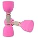 CLISPEED 1 Paio di Giocattoli con Manubri per Bambini Manubri con Manubri Finti Set di Allenamento per Bambini Giocattoli per Esercizi di Fitness (Colori Casuali S)