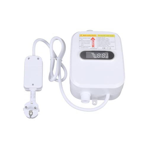 Chauffe-eau instantané 3,5 kW 220 V pour cuisine et salle de bain, fixation murale, mini chauffe-eau électrique instantané, avec pommeau de douche, ABS, IPX4, blanc