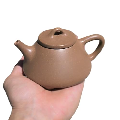 Verano-JP 手作り紫砂壺230ml 子冶石瓢 泡茶器 五彩段泥 モダンシンプルスタイル 家庭用 功夫茶具