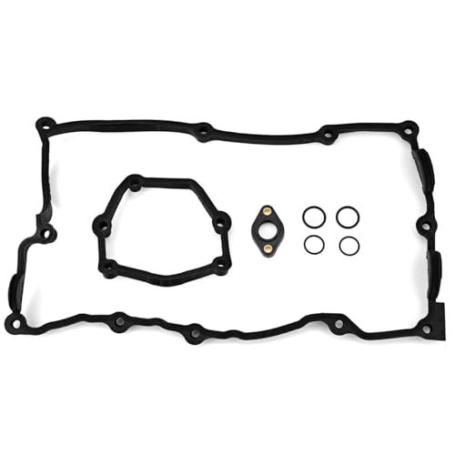 ANBOO Ventildeckeldichtungssatz Motordeckel Dichtungsscheiben Satz Auto Ventildeckeldichtung KFZ für BMW 1er 3er E46 E81 E87 E90 E91 N42 N46 11120032224 11377502022 11120028033