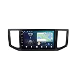 Android 15 Double DIN Autoradio 10 Zoll Car Touch Screen für Volkswagen Crafter 2017-2021 mit Rückfahrkamera Mirror Link BT Carplay GPS FM RDS SWC WiFi Cooling Fan Multimediaplayers(RS50 4+32G)