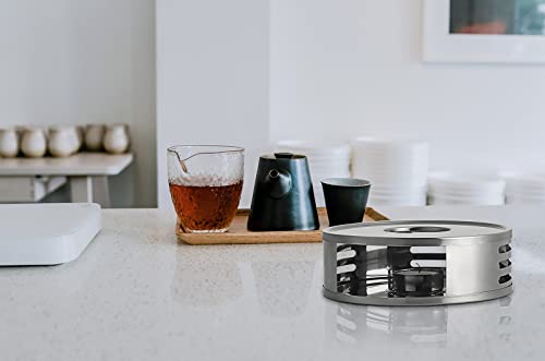 Mainmate Teapot Warmer With Candle Holder, Stainless Steel Tea Warmer For Glass, Ceramic Teapots And Other Heatproof Pots, Food Or Beverage Warming Use #TOP5