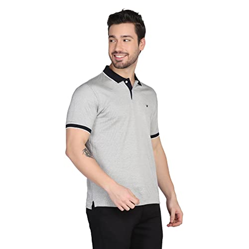 Image of blackberrys Structured Cotton Slim Fit Mens T-Shirt