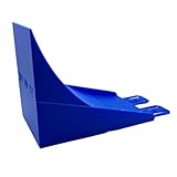 Jeff Did It! - 2 Lane Monster Truck Stunt Ramp Track Upgrade - Compatible with 1:64 Scale Hot Wheels Monster Trucks - 3D Printed - Designed and Made in the USA (Blue)