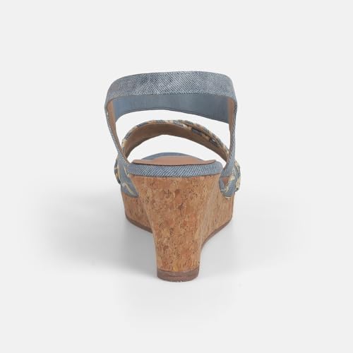 Image of Mochi Women Comfort Ankle-strap Wedge Heel Fashion Sandal