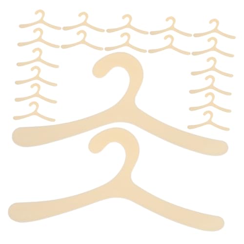 BESTonZON Pet Clothing Hanger Rack Dog Cat Clothes Storage Modern Plastic Hangers 20 Pack