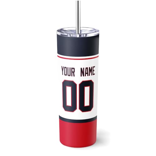 Image of ANTKING Columbus Tumbler 20oz Travel Mug Custom Name Number Gifts | Stainless Steel Insulated Coffee Cup for Men Women