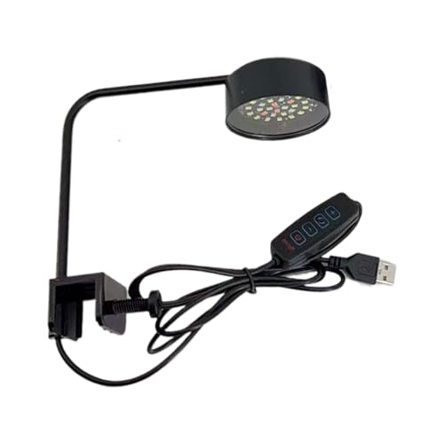 Luces para Acuario | Lámpara Para Pecera De Agua Salada | Luz Inteligente Para Acuario Con 3 Modos De Brillo Y 360 Grados De Ajuste, Para Camarones, Peces Y Tanques Marinos