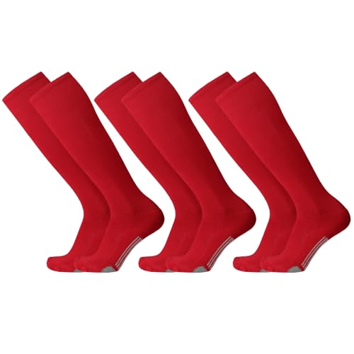 Youper Youth Baseball & Softball Socks Over The Calf Length (3 Pairs)