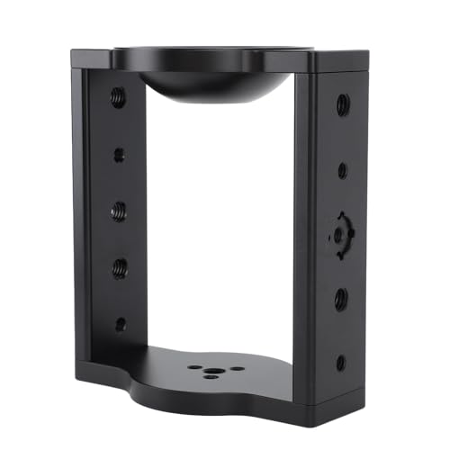 Image of 75mm Aluminum Bowl Riser Adapter for Tripod Head - 5.3in Height Boost, 10kg Load