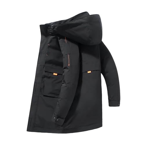 Veste d'hiver Hommes Coupe ajustée : Fini le froid avec ce Manteau Long