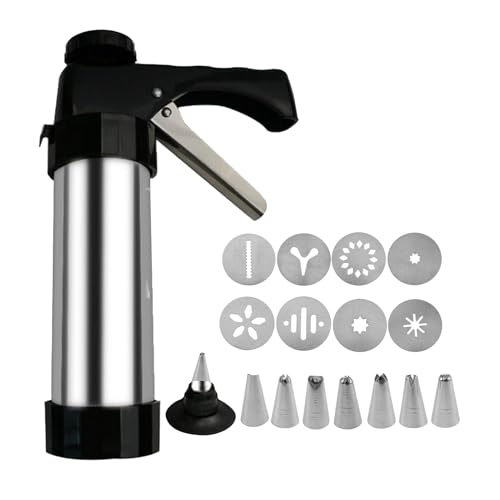 Máquina para hacer galletas,Máquina para hacer churros - para galletas, máquina para churros resistente - de Churros Huecos con 8 Caños Laminadores para Postres Galletas y