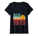 Photo Gallery donna roe 1973 vintage retro, proteggi roe v wade, rgb, pro choice maglietta con collo a v Photo Gallery donna roe 1973 vintage retro, proteggi roe v wade, rgb, pro choice maglietta con collo a v